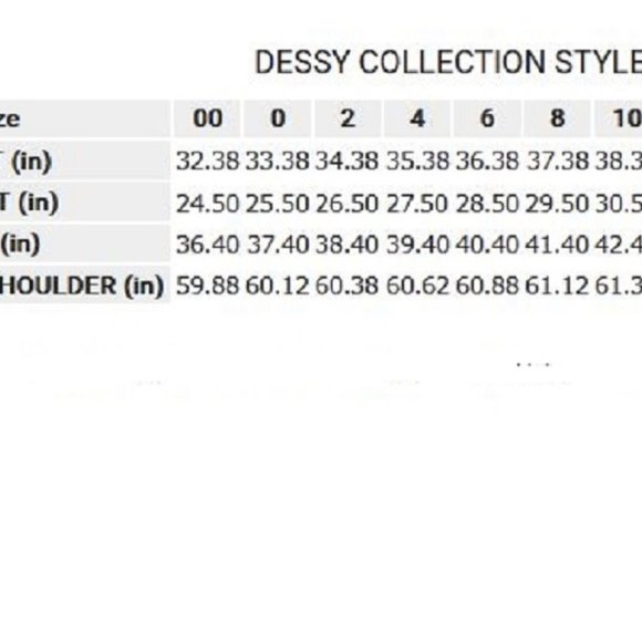 Dessy 2906...Special Occasion / Formal Dress....Midnight...Assorted Sizes....NWT - Picture 5 of 6